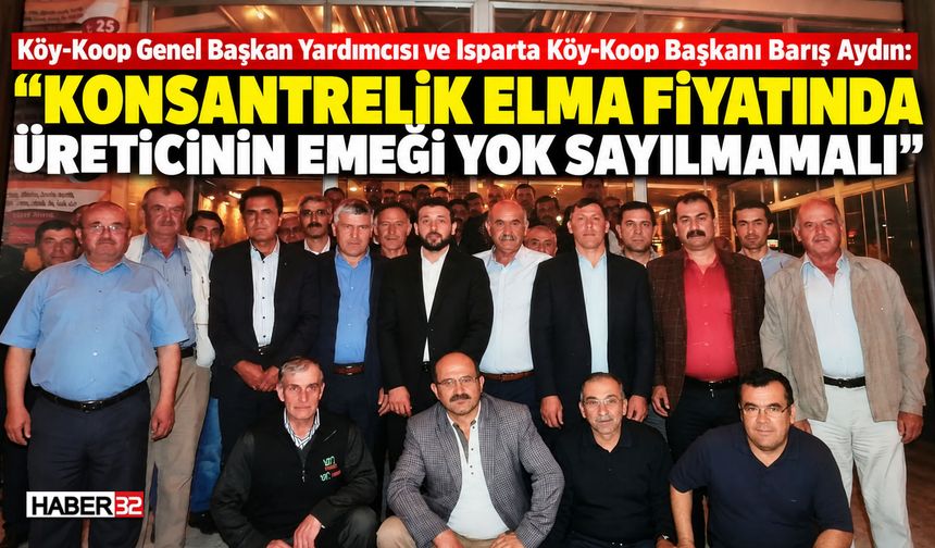 Barış Aydın: "Üreticinin Emeği Yok Sayılmamalı"