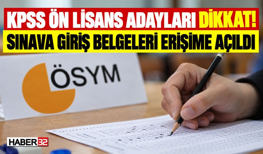KPSS Ön Lisans Adayları Dikkat! Belgeler Erişime Açıldı