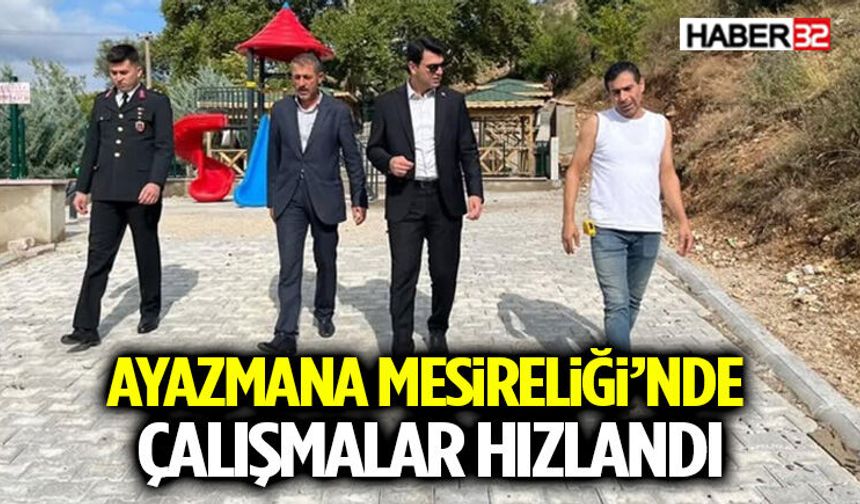 Ayazmana Mesireliği’nde Çalışmalar Hızlandı