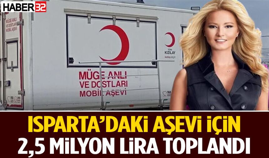 Isparta’daki Aşevi İçin 2 Milyon 560 Bin Lira Toplandı