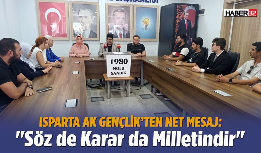 AK Gençlik'ten Net Mesaj: "Söz de Karar da Milletindir"