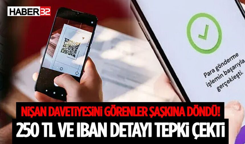 Nişan Davetiyesini Görenler Şaşkına Döndü! 250 TL ve IBAN Detayı Tepki Çekti