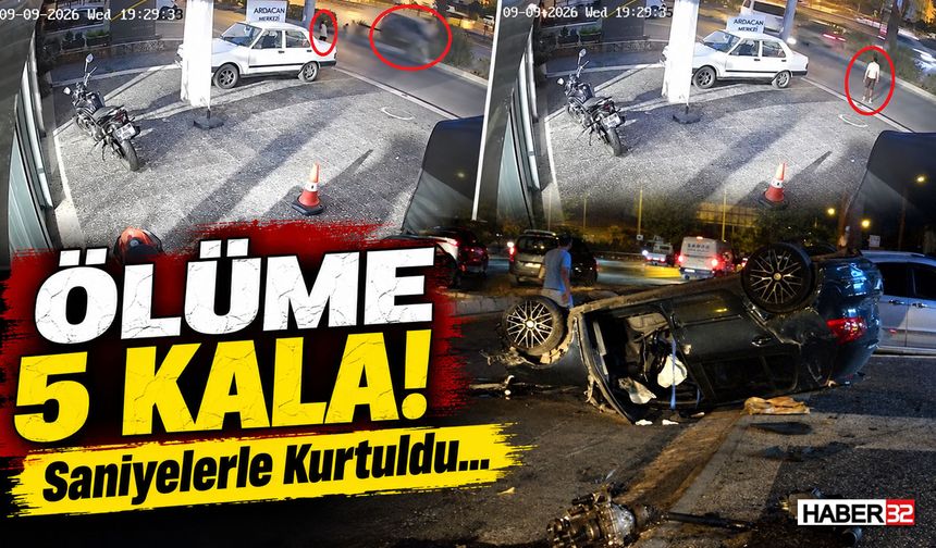Ölüme 5 Kala! Saniyelerle Kurtuldu...