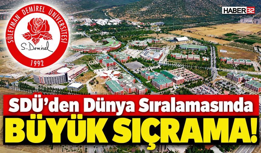 SDÜ’den Dünya Sıralamasında Büyük Sıçrama!