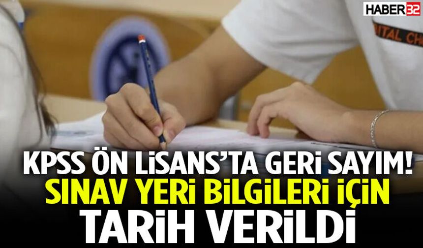 KPSS Ön Lisans’ta Sınav Yeri Bilgileri İçin Tarih Verildi