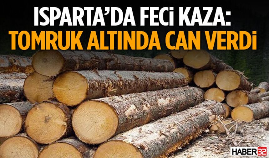 Isparta’da Feci Kaza: Tomruk Altında Can Verdi