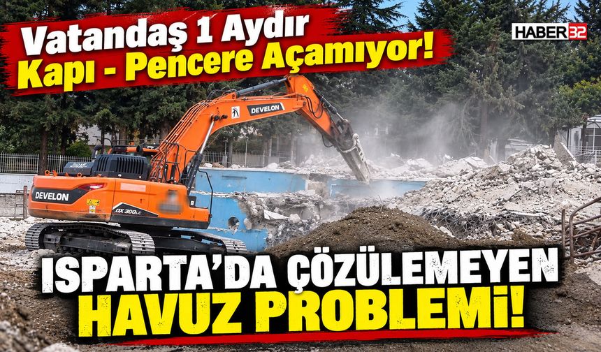 Isparta'da Çözülemeyen Havuz Problemi!