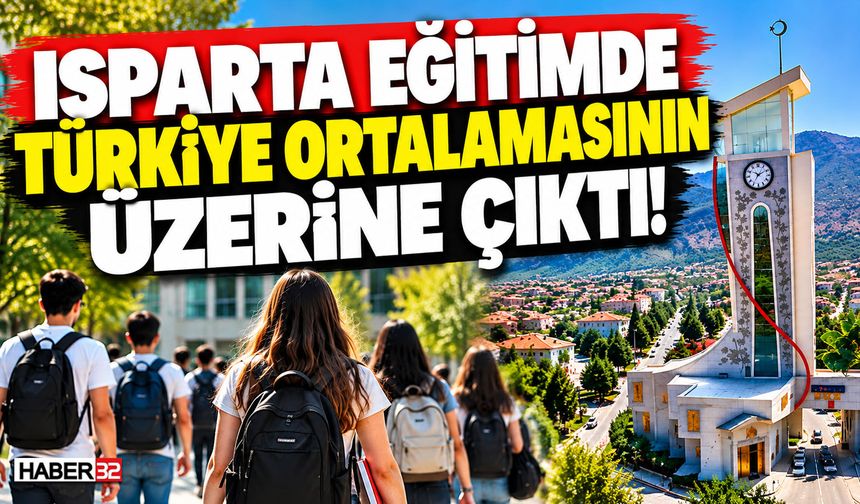 Isparta, Eğitimde Türkiye Ortalamasını Geçti!