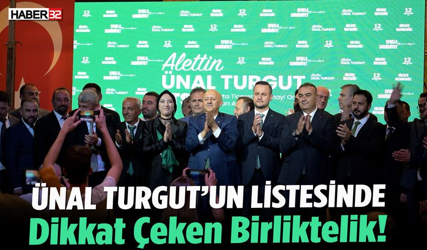 Ünal Turgut'un Listesinde Dikkat Çeken Birliktelik!