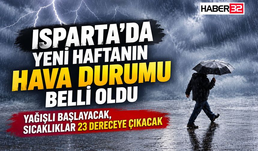 Isparta’da Yeni Haftanın Hava Durumu Belli Oldu