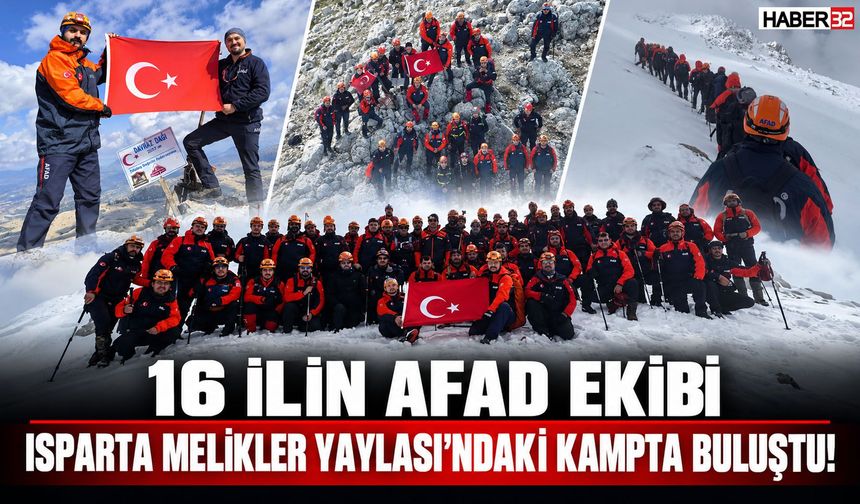 16 İlin AFAD Ekibi, Melikler Yaylası'ndaki Kampta Buluştu!
