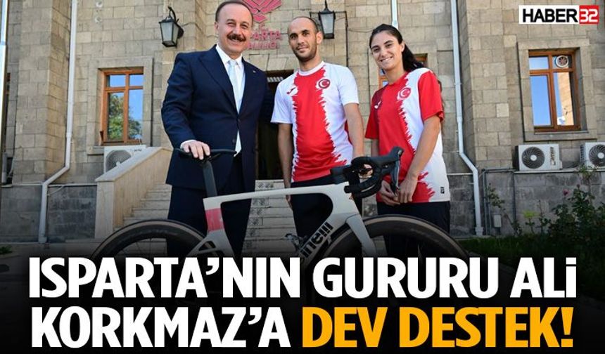 Isparta’nın Gururu Ali Korkmaz’a Dev Destek!