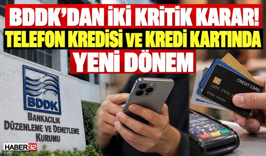 BDDK'dan Kredi Kartı ve Cep Telefonları İçin 2 Yeni Karar!