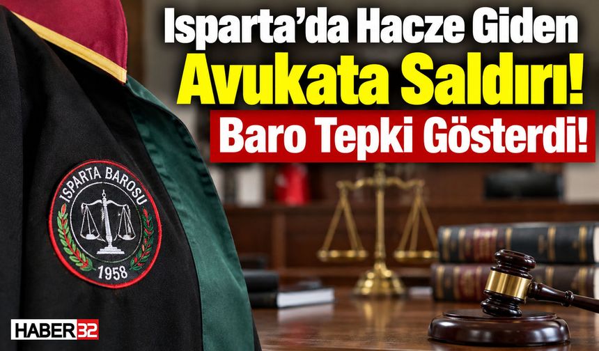 Isparta'da Hacze Giden Avukata Saldırı! Baro Tepki Gösterdi!