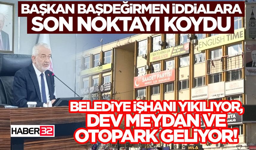 Başkan Başdeğirmen İddialara Son Noktayı Koydu