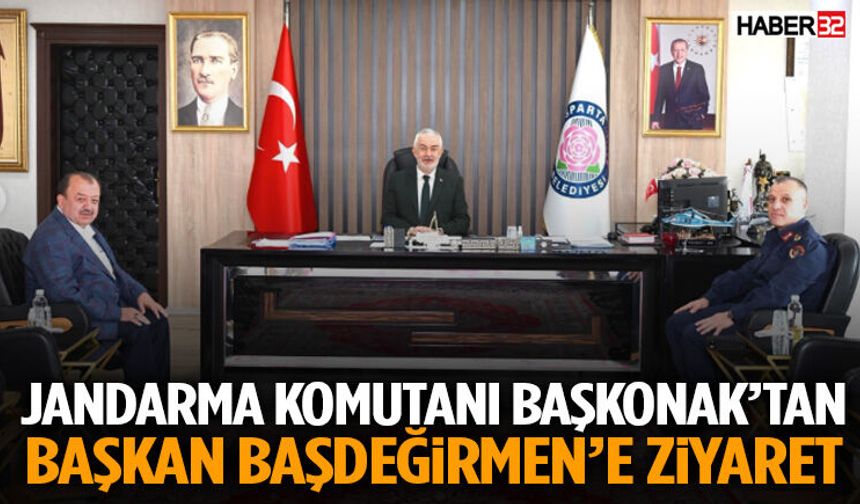 Jandarma Komutanı Başkonak’tan Başkan Başdeğirmen’e Ziyaret
