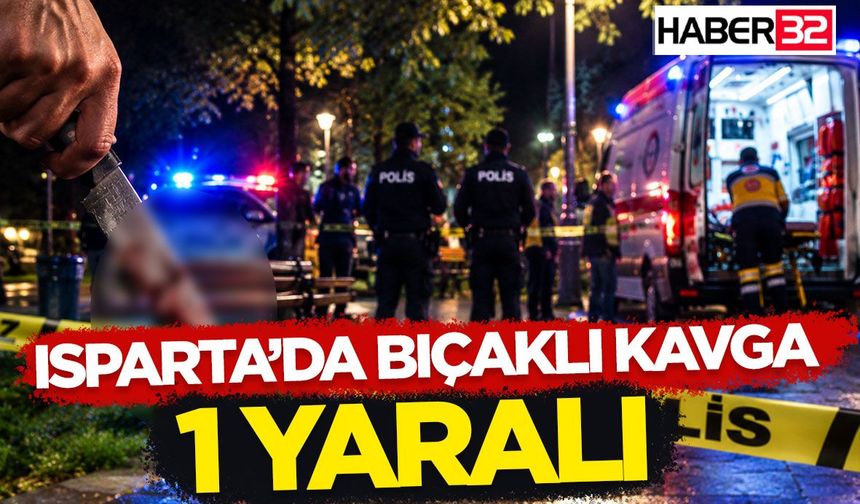 Isparta’da Bıçaklı Kavga: 1 Yaralı