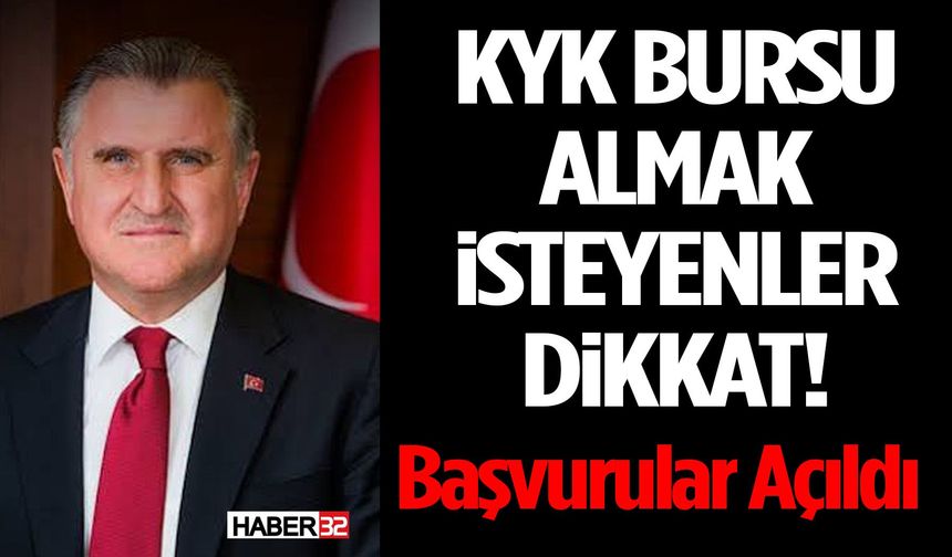 KYK Bursu Almak İsteyenler Dikkat! Başvurular Açıldı