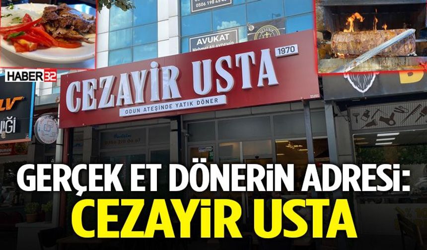 Gerçek Et Dönerin Adresi: Cezayir Usta!