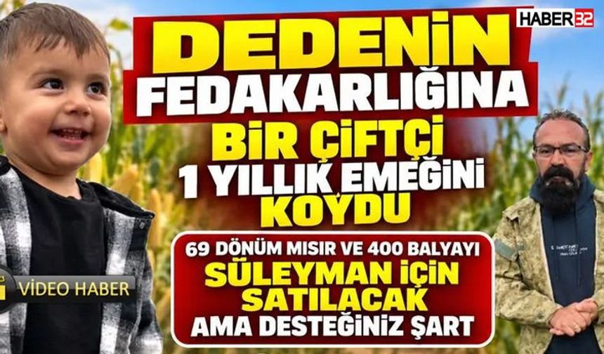 Küçük Süleyman’a Bir Destekte Çiftçiden Geldi