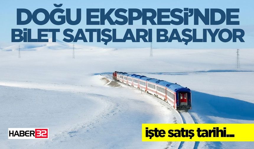Turistik Doğu Ekspresi’nde Bilet Satışları Pazartesi Günü Başlıyor