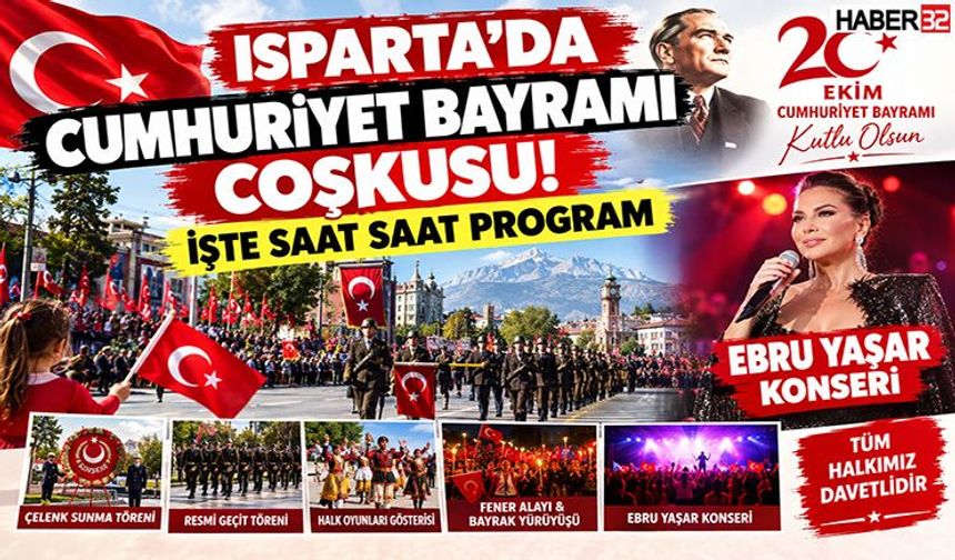 29 Ekim’de Isparta’da Neler Olacak? İşte Tüm Etkinlikler
