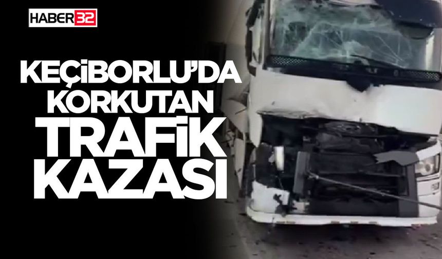 Keçiborlu’da Korkutan Trafik Kazası!