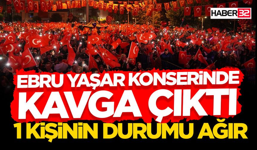 Isparta’da Ebru Yaşar Konserinde Kavga Çıktı