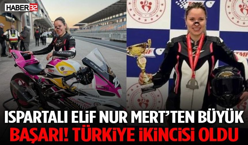 Ispartalı Elif Nur Mert’ten Büyük Başarı! Türkiye İkincisi Oldu
