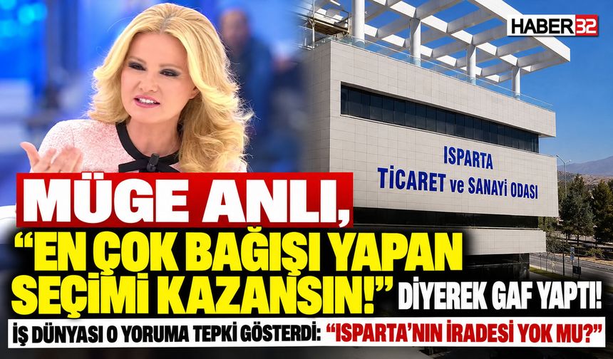 Müge Anlı'dan ITSO Seçimi Gafı: "En Çok Bağışı Yapan..."