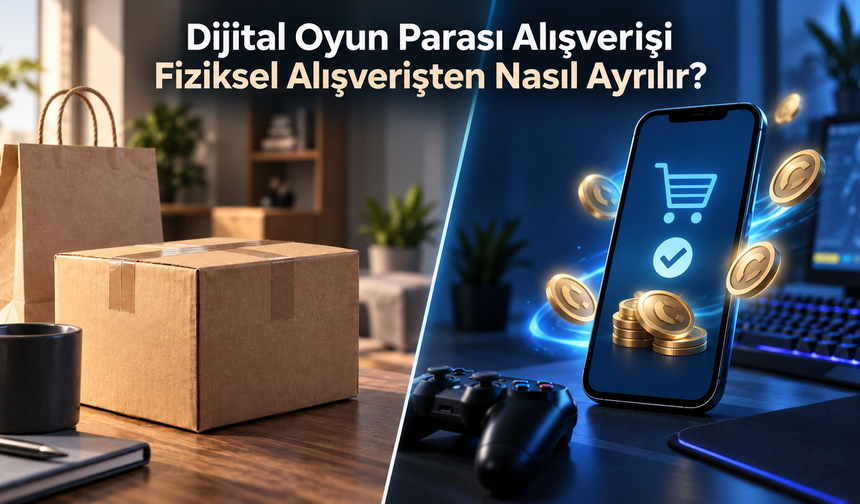 Dijital Oyun Parası Alışverişi Fiziksel Alışverişten Nasıl Ayrılır?