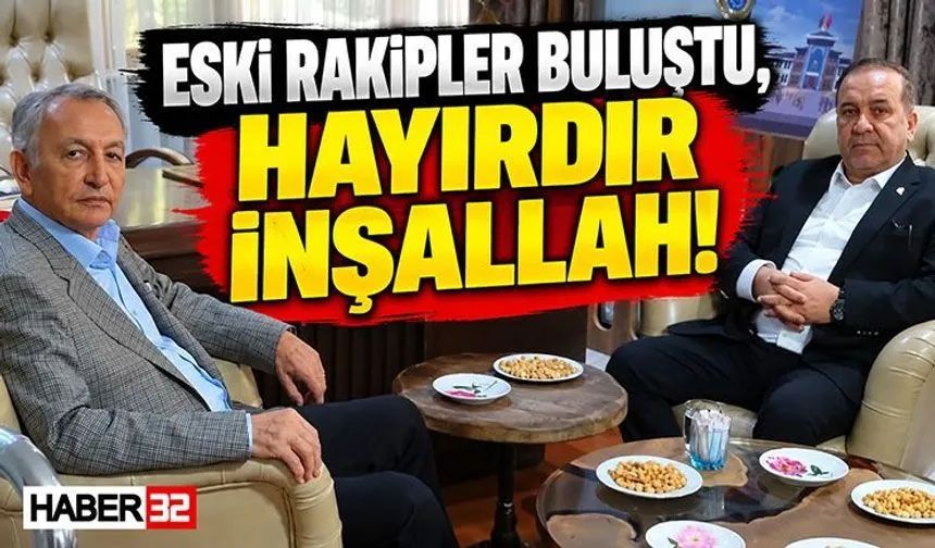 Isparta’da Dikkat Çeken Buluşma! Eski Rakipler Bir Arada