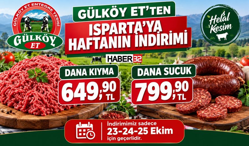 Gülköy Et'ten Kaçırılmayacak İndirim!