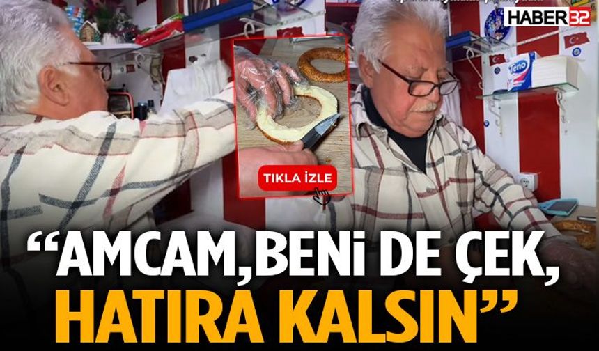 “Amcam, Beni De Çek, Hatıra Kalsın”