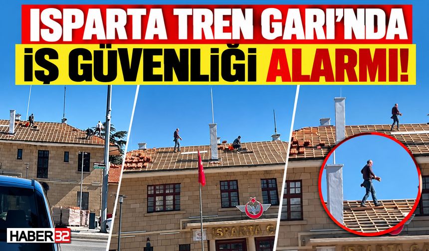 Isparta Tren Garı'nda İş Güvenliği Alarmı!