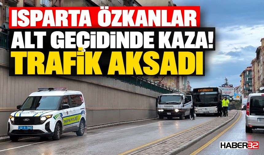 Özkanlar Algeçitte Kaza! Trafik Aksadı
