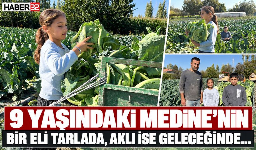 9 Yaşındaki Medine'nin Tek Hayali Okumak!