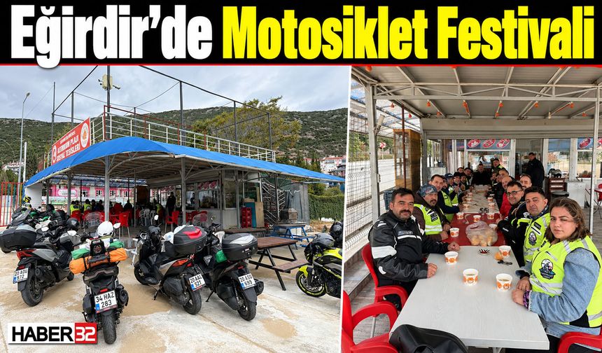 Eğirdir’de 1.Motosiklet Festivali