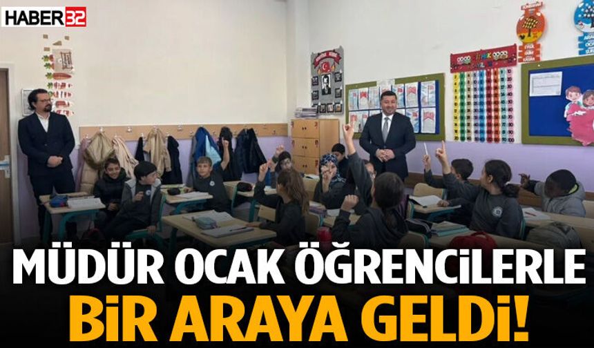Müdür Ocak Öğrencilerle Bir Araya Geldi!