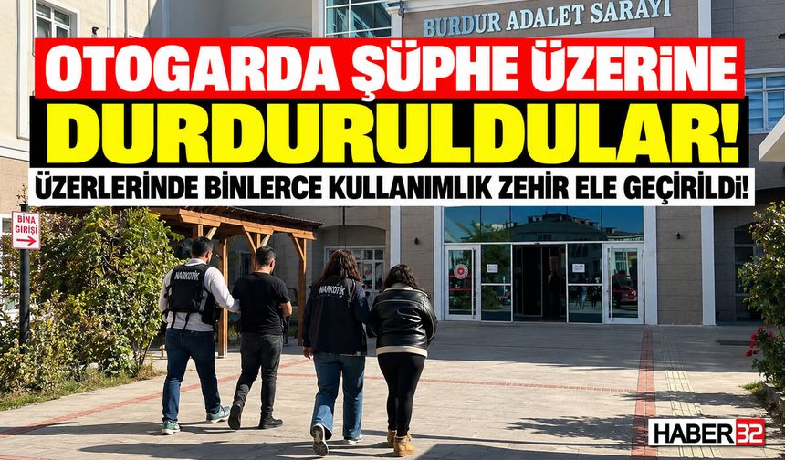 Otogarda Zehir Operasyonu: 2 Gözaltı!