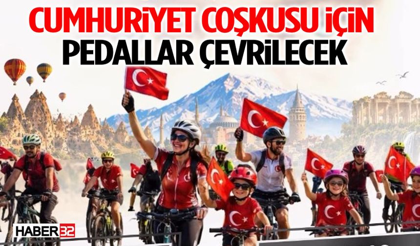Isparta’da Cumhuriyet Coşkusu İçin Pedallar Çevrilecek