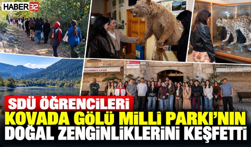 SDÜ'lü Gençler Kovada Gölü'nde Doğayı Keşfetti!