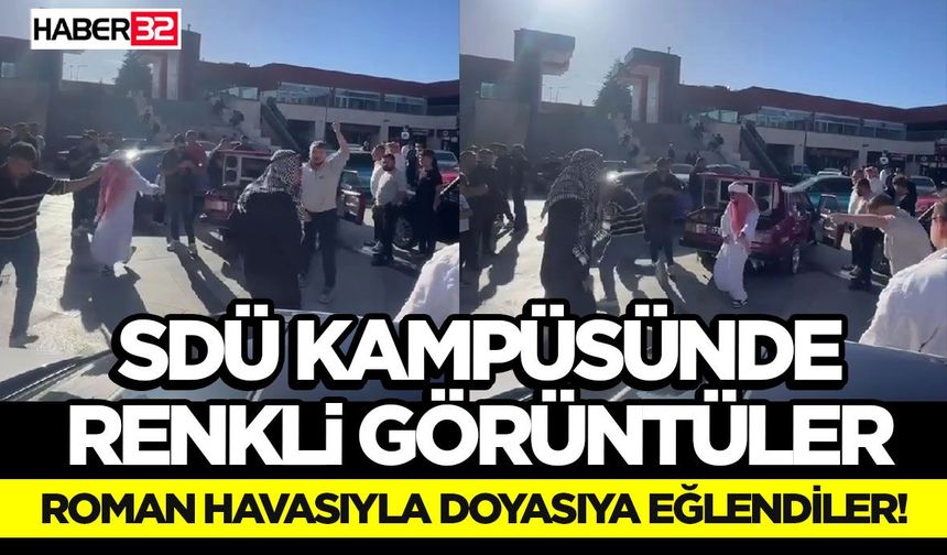 SDÜ Kampüsünde Renkli Görüntüler
