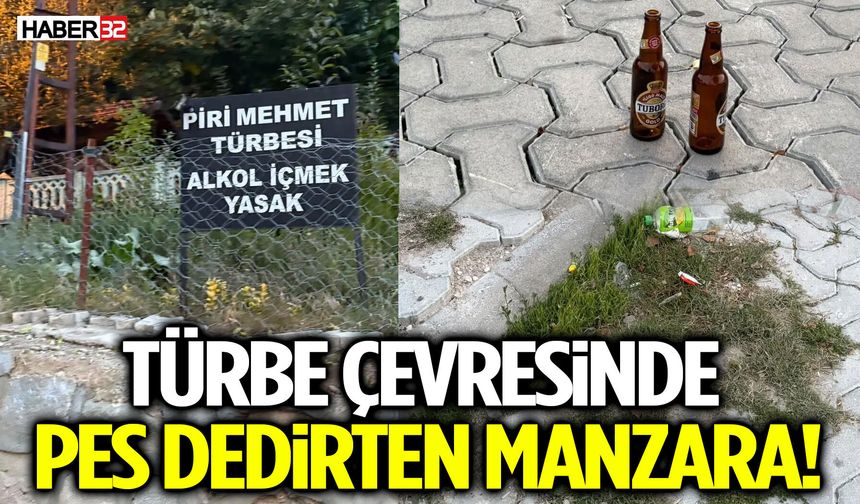 Türbe Çevresinde Pes Dedirten Manzara!