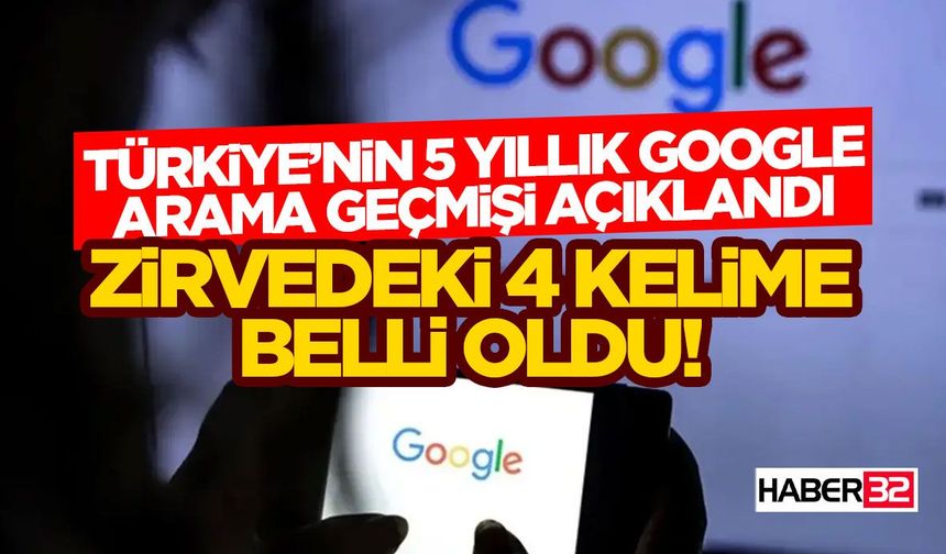 Türkiye’nin 5 Yıllık Google Arama Geçmişi Açıklandı