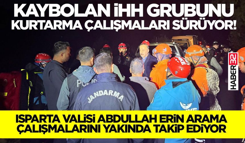 Kaybolan İHH Grubunu Kurtarma Çalışmaları Sürüyor!