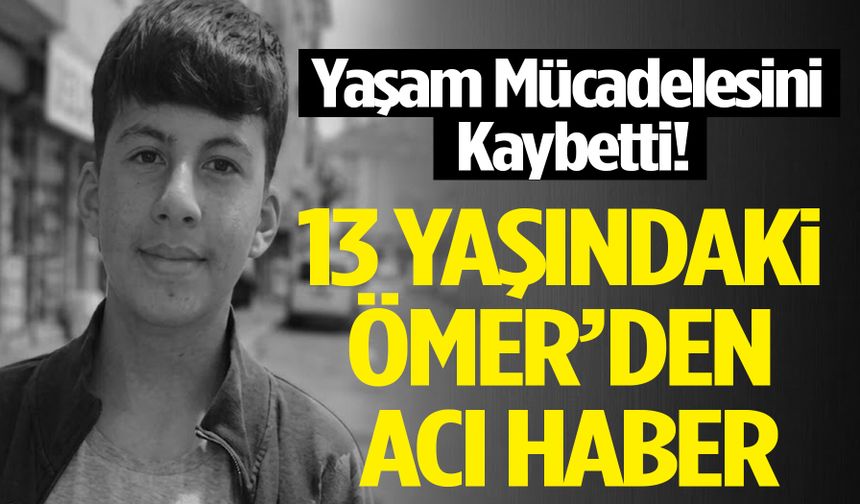 Isparta’yı Yasa Boğan Ölüm! 13 Yaşındaki Ömer Hayatını Kaybetti