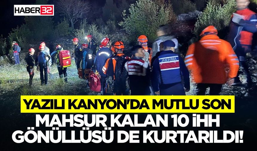 Mahsur Kalan 10 İHH Gönüllüsü De Kurtarıldı!