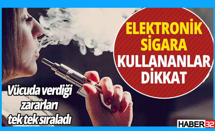 Elektronik Sigaraya Dikkat!