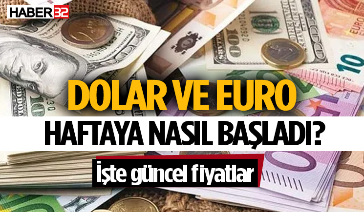 14 Ekim Pazartesi günü dolar ve euro fiyatları...